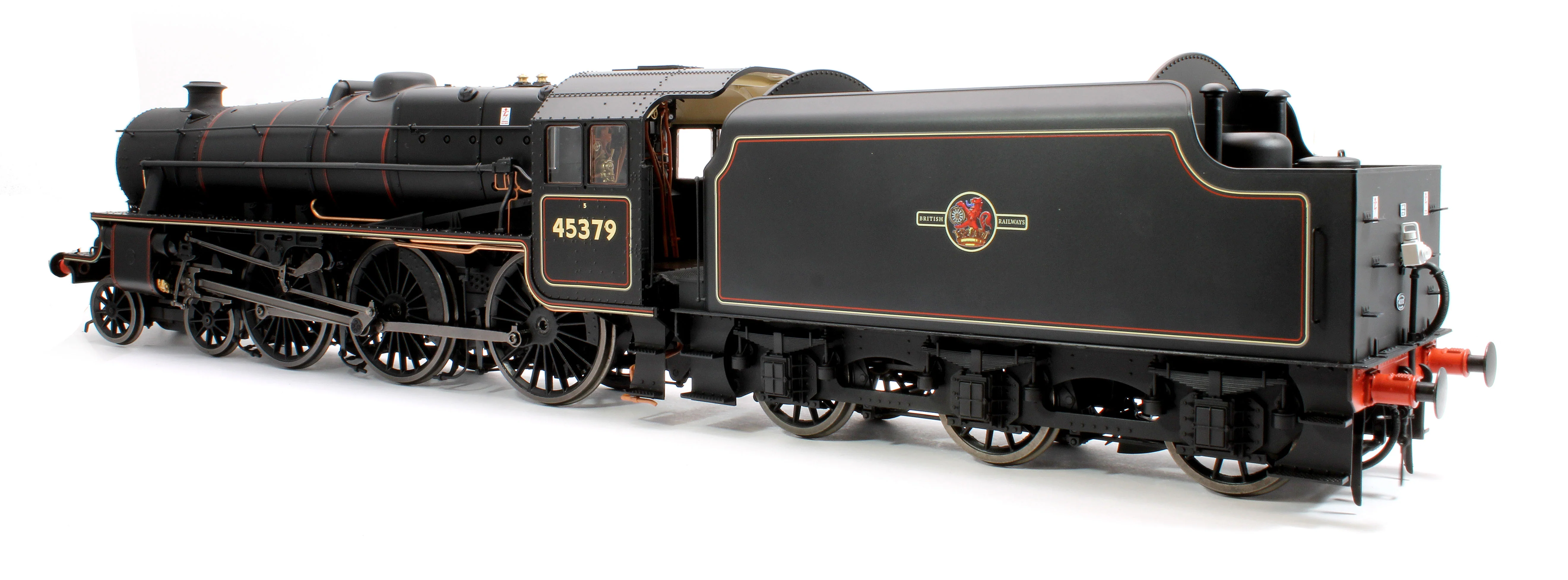 E1005S Stanier Class 5 4-6-0 "Black 5" Late BR Lined '45379' Welded Tender Steam Locomotive - DCC Sound - Image 3