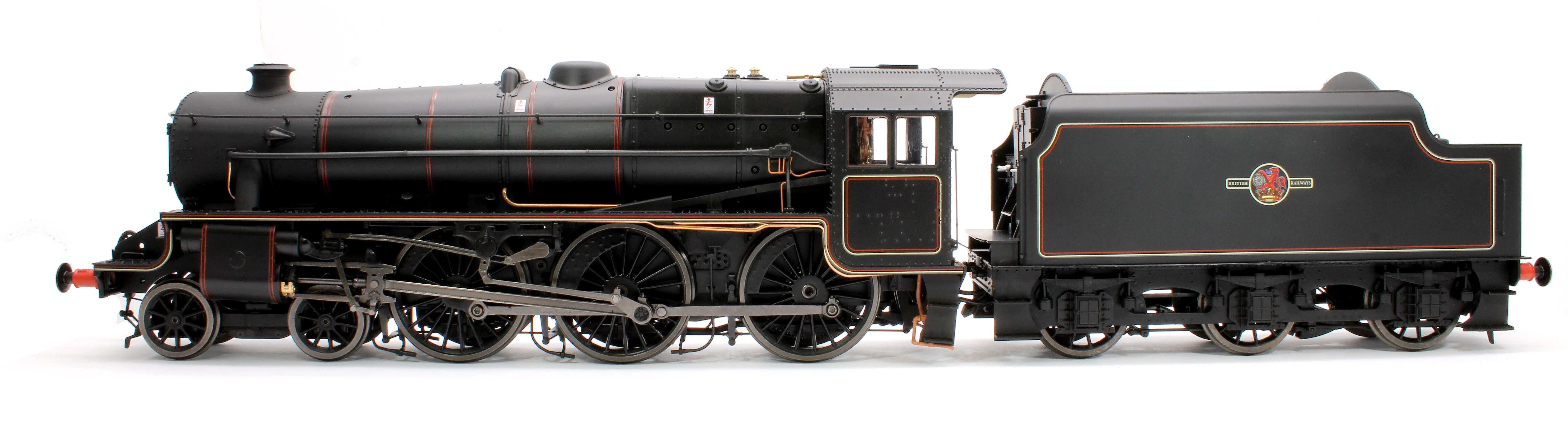 E1005U Stanier Class 5 4-6-0 "Black 5" Late BR Lined Unnumbered Welded Tender Steam Loocomotive - Image 2
