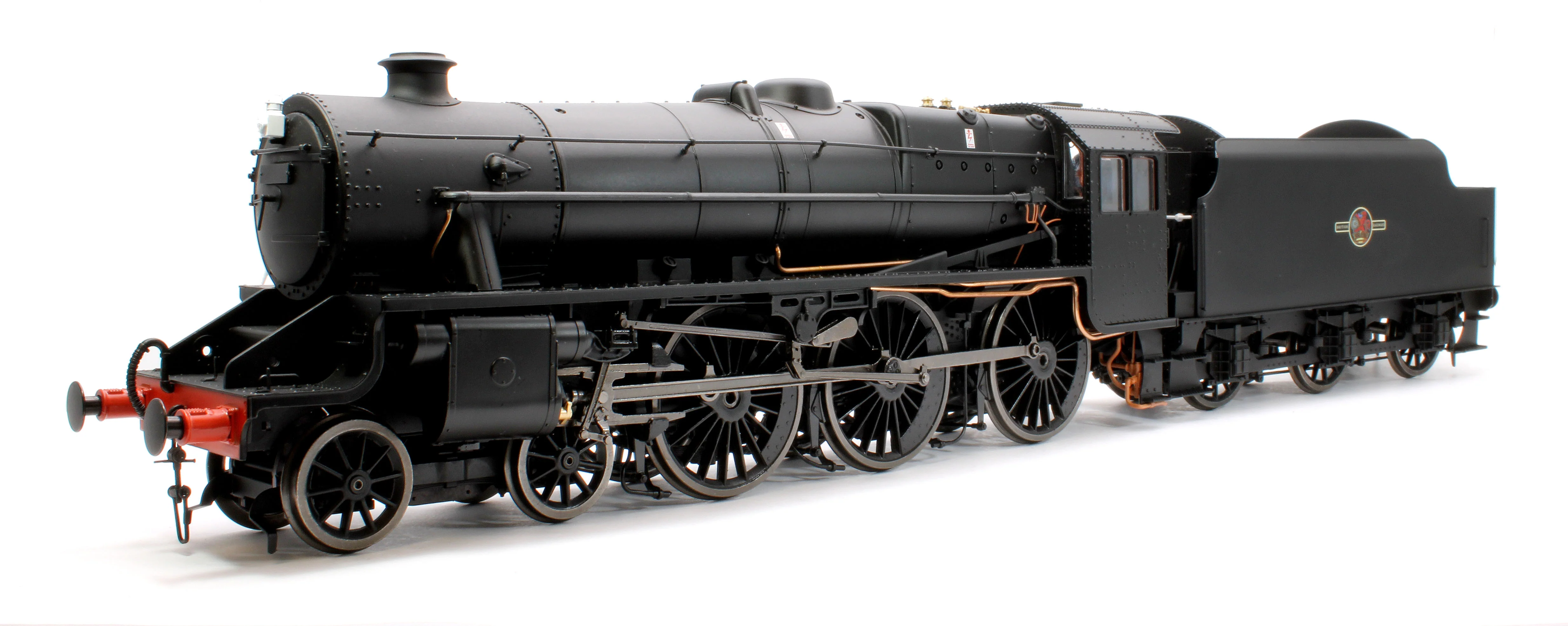 E1007US Stanier Class 5 4-6-0 "Black 5" Plain BR Black 'Un-numbered' Welded Tender Steam Locomotive - DCC Sound