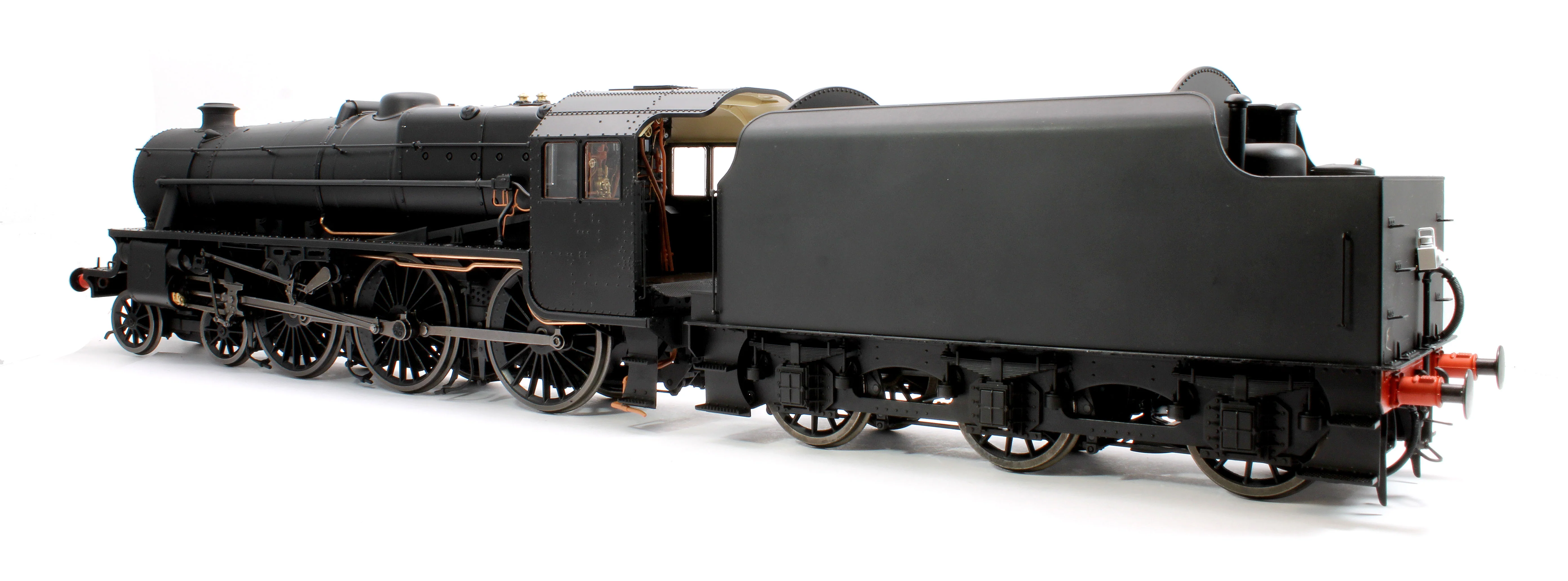 E1009U Stanier Class 5 4-6-0 "Black 5" Plain Black 'Un-numbered' Welded Tender Steam Locomotive - Image 3