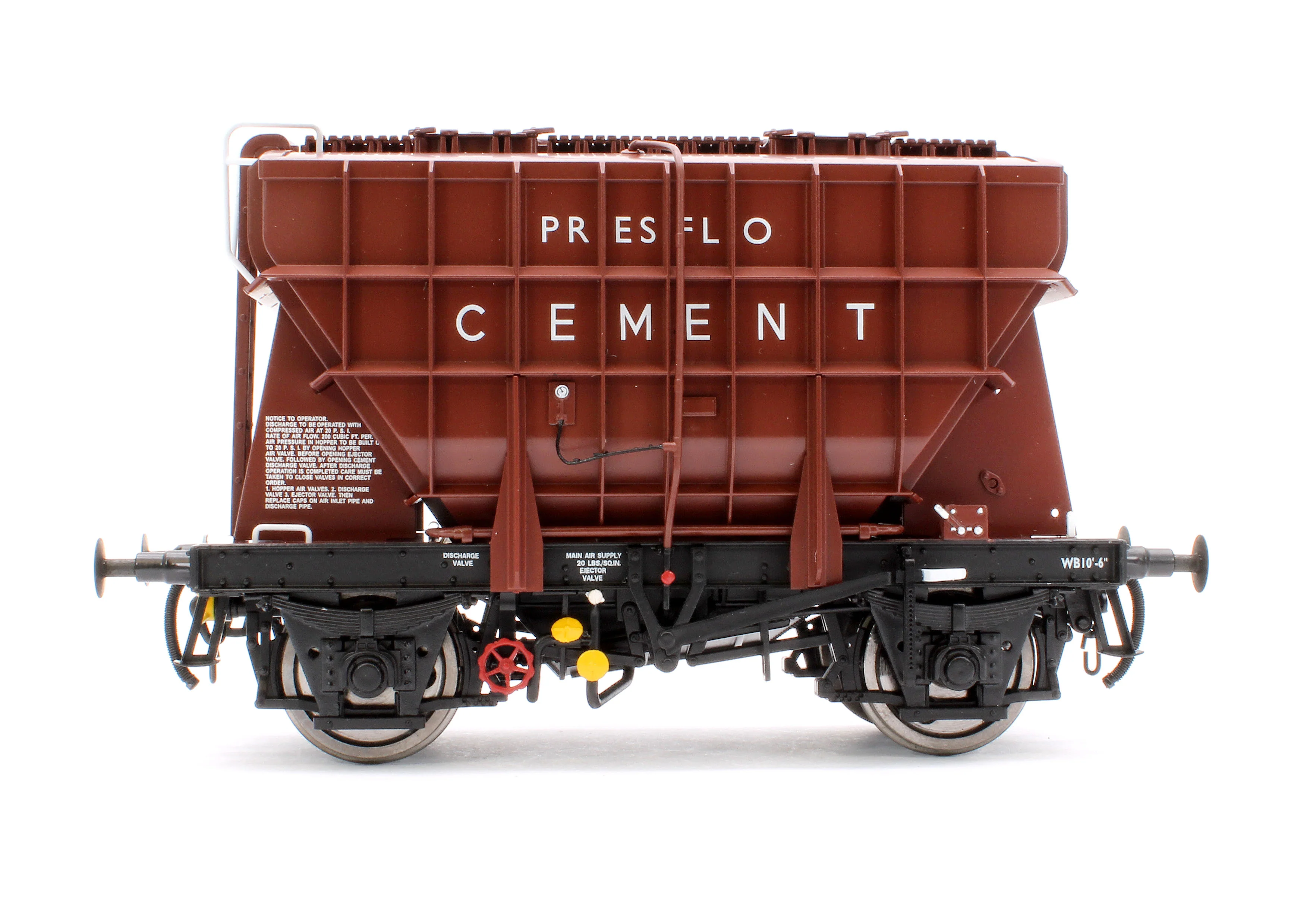 E3001U Presflo Wagon 'Presflo Cement' Bauxite Un-Numbered - Image 2