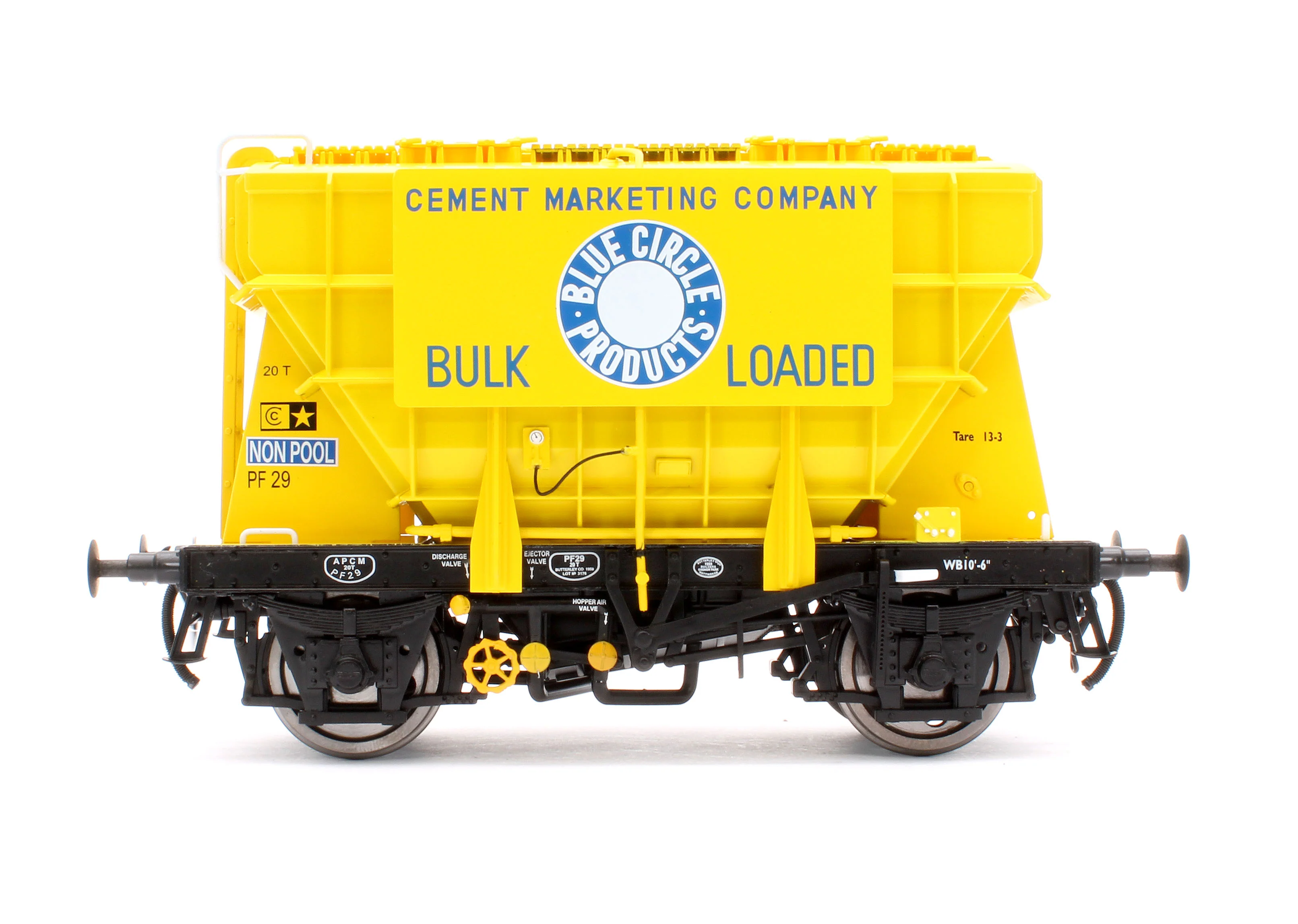 E3003A Presflo Wagon 'Blue Circle' Yellow PF29 (Pre-TOPS) - Image 2