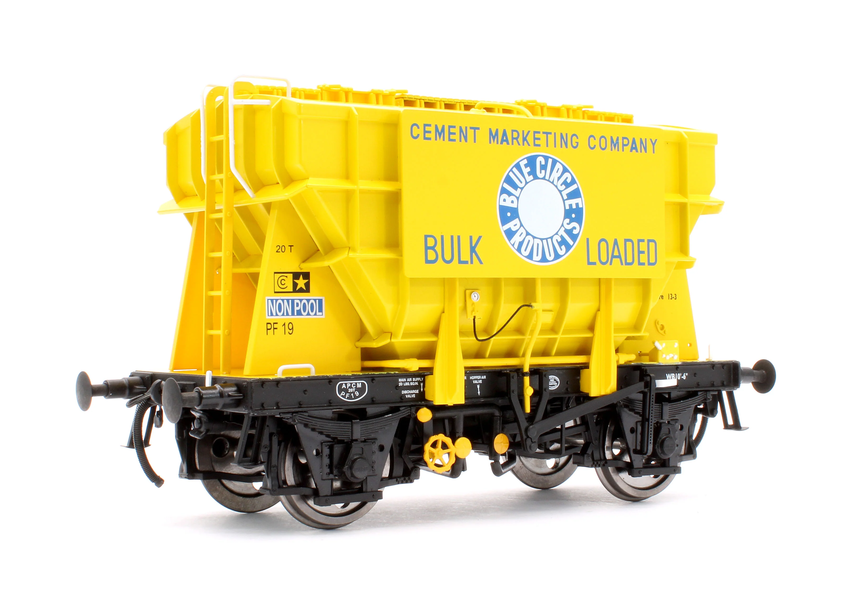 E3003B Presflo Wagon 'Blue Circle' Yellow PF12 (Pre-TOPS)