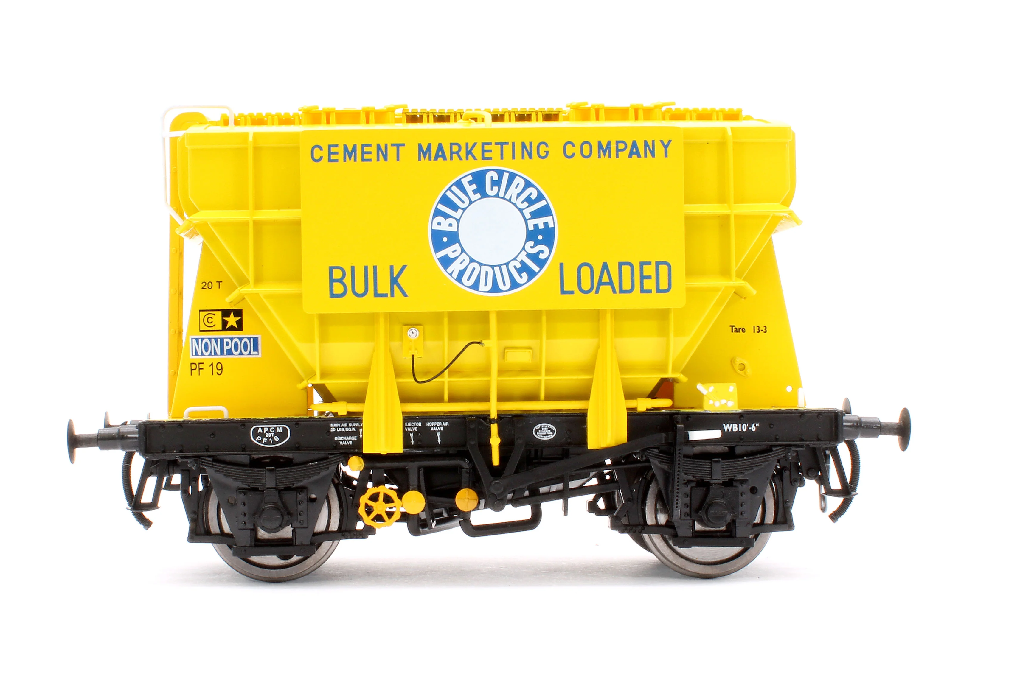 E3003B Presflo Wagon 'Blue Circle' Yellow PF12 (Pre-TOPS) - Image 2