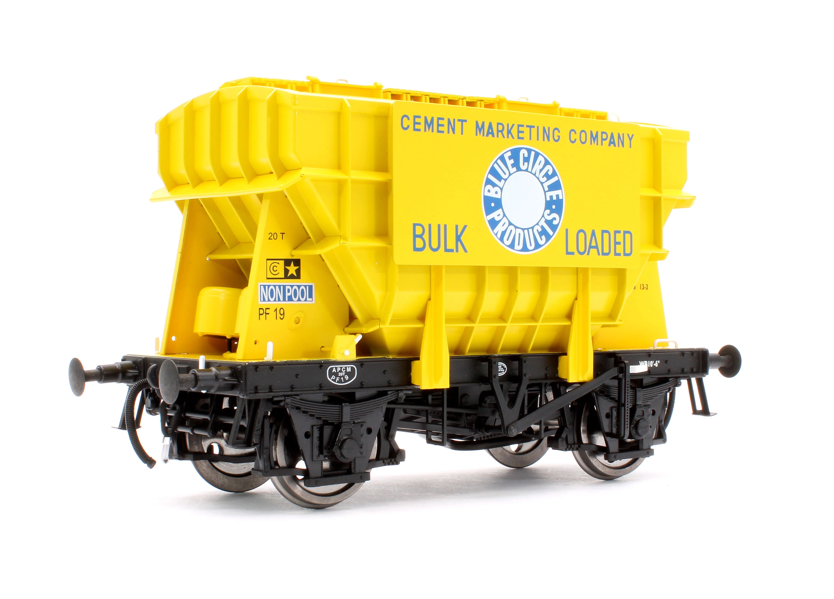 E3003B Presflo Wagon 'Blue Circle' Yellow PF12 (Pre-TOPS) - Image 3