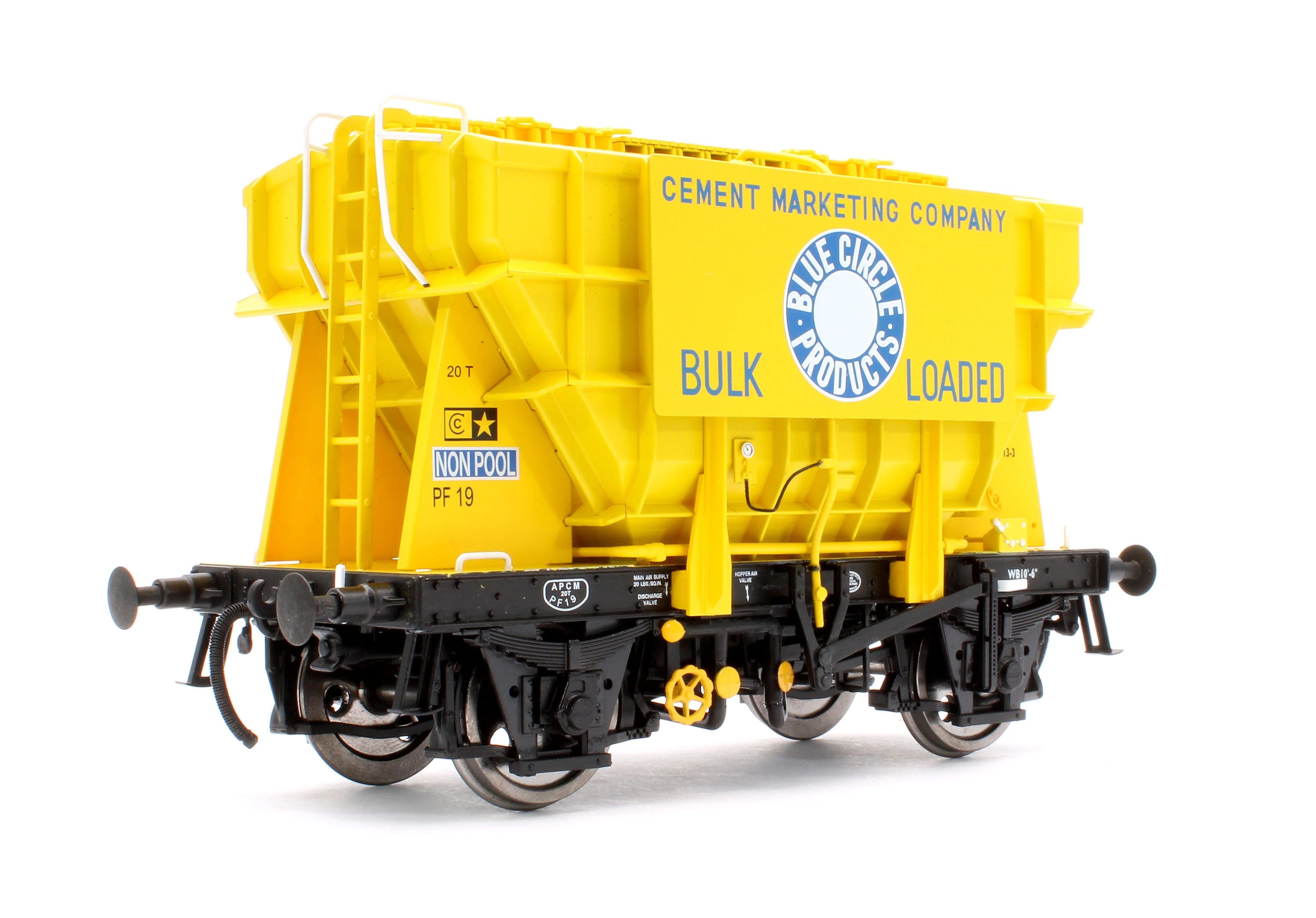 E3003C Presflo Wagon 'Blue Circle' Yellow PF19 (Pre-TOPS)