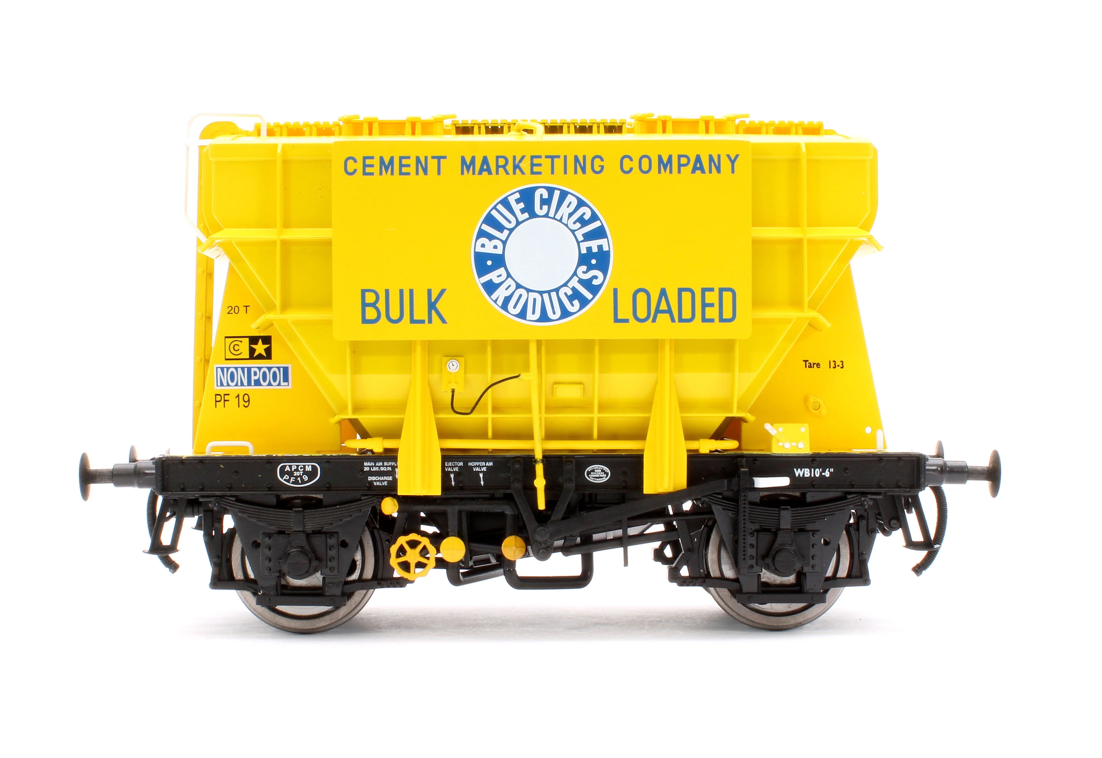 E3003C Presflo Wagon 'Blue Circle' Yellow PF19 (Pre-TOPS) - Image 2
