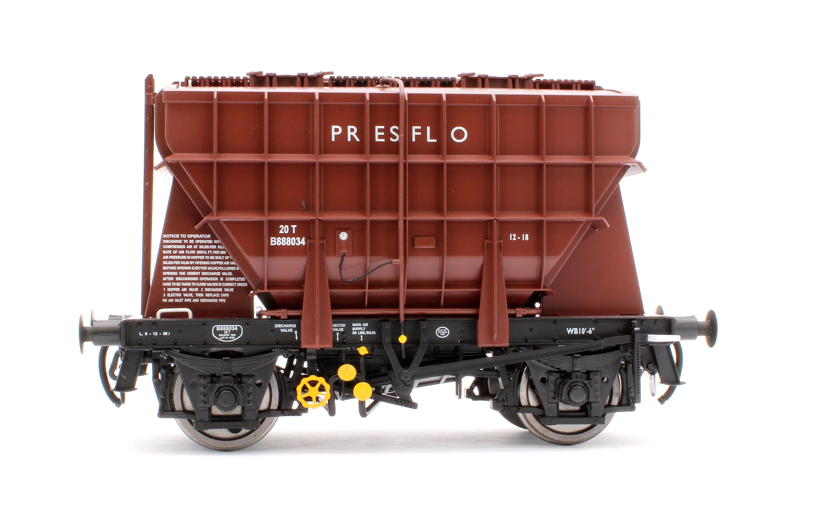 E3007B Presflo Wagon 'Presflo' Bauxite B888034 (Pre-TOPS) - Image 2