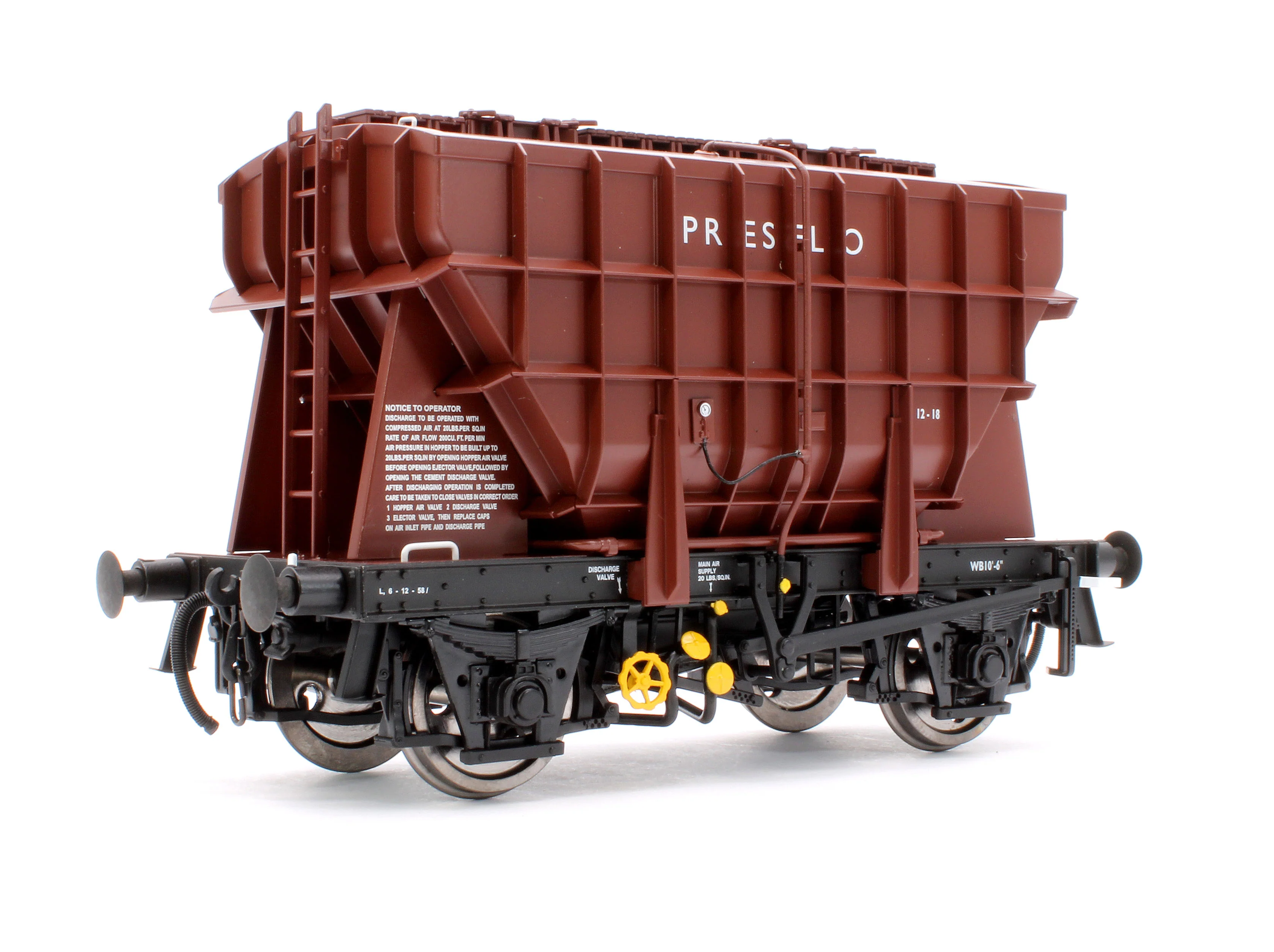 E3007U Presflo Wagon 'Presflo' Bauxite Un-Numbered