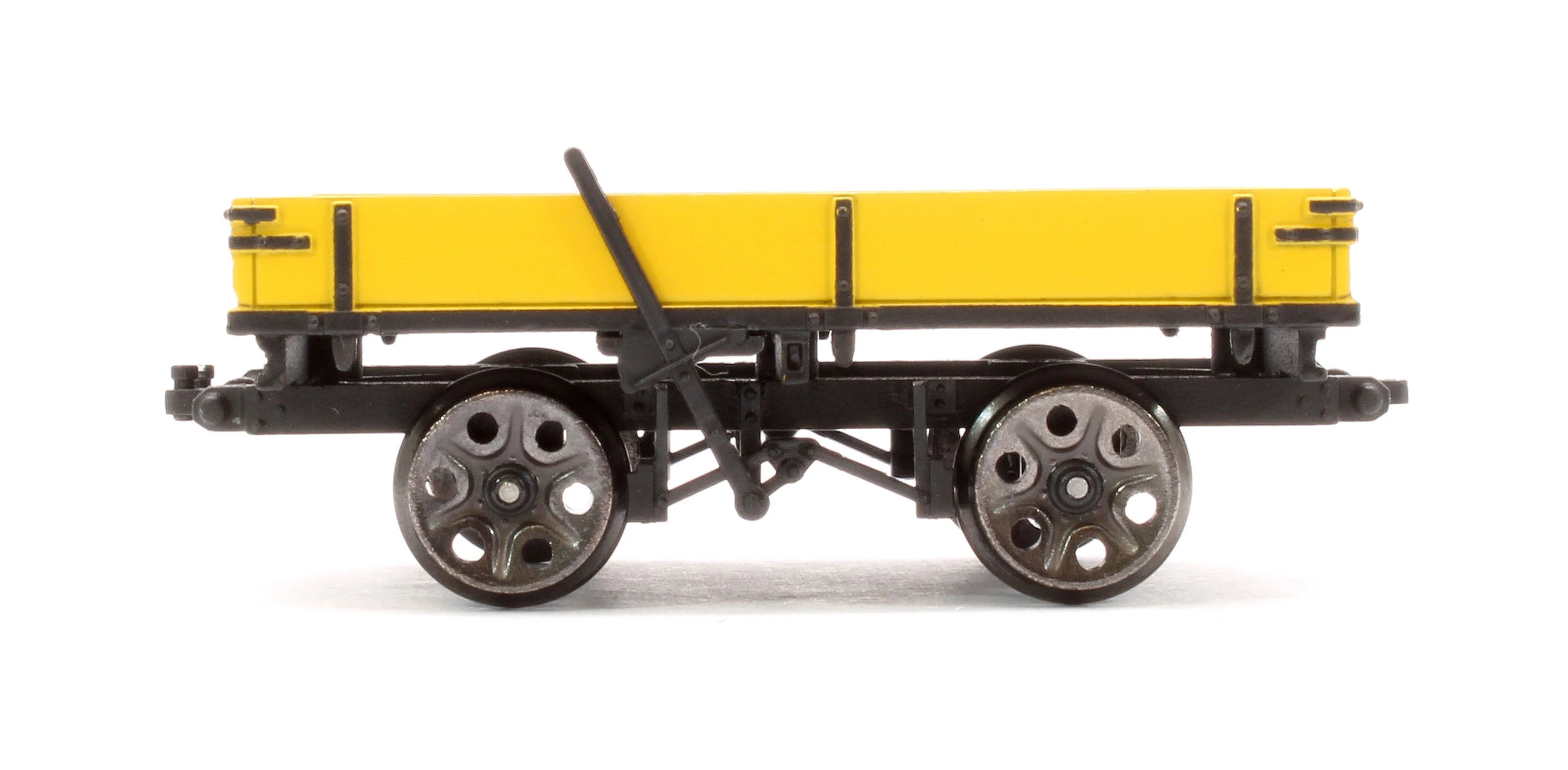 E3023 Wickham Planked Trailer, BR Yellow - Image 2