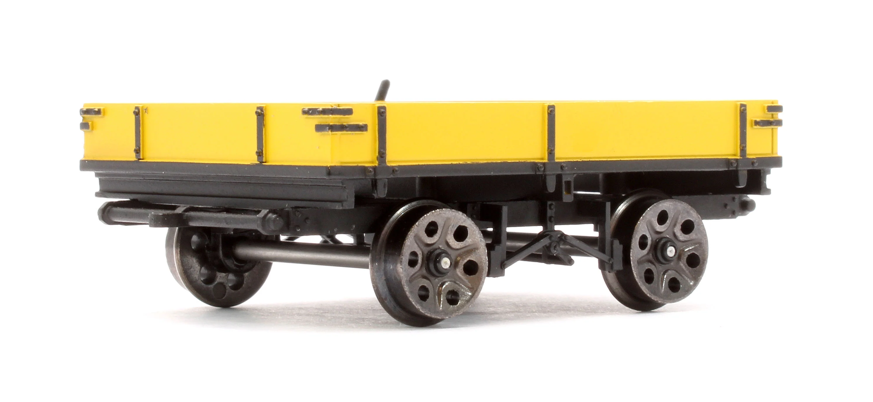 E3023 Wickham Planked Trailer, BR Yellow - Image 3