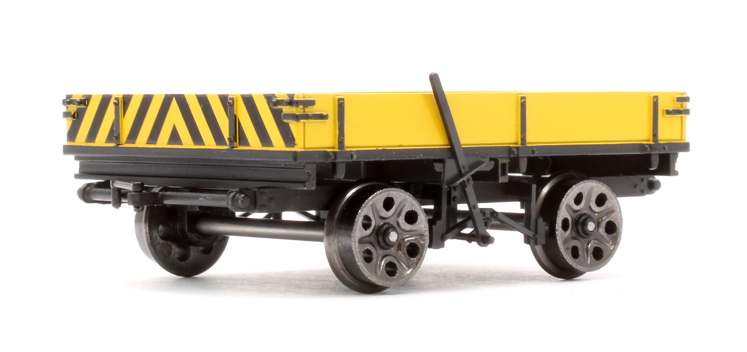 E3024 Wickham Planked Trailer, Engineers Yellow