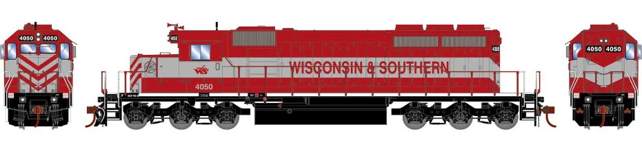 ATH-1260 EMD SD40-2 With DCC & Sound, WAMX #4050 Diesel Locomotive