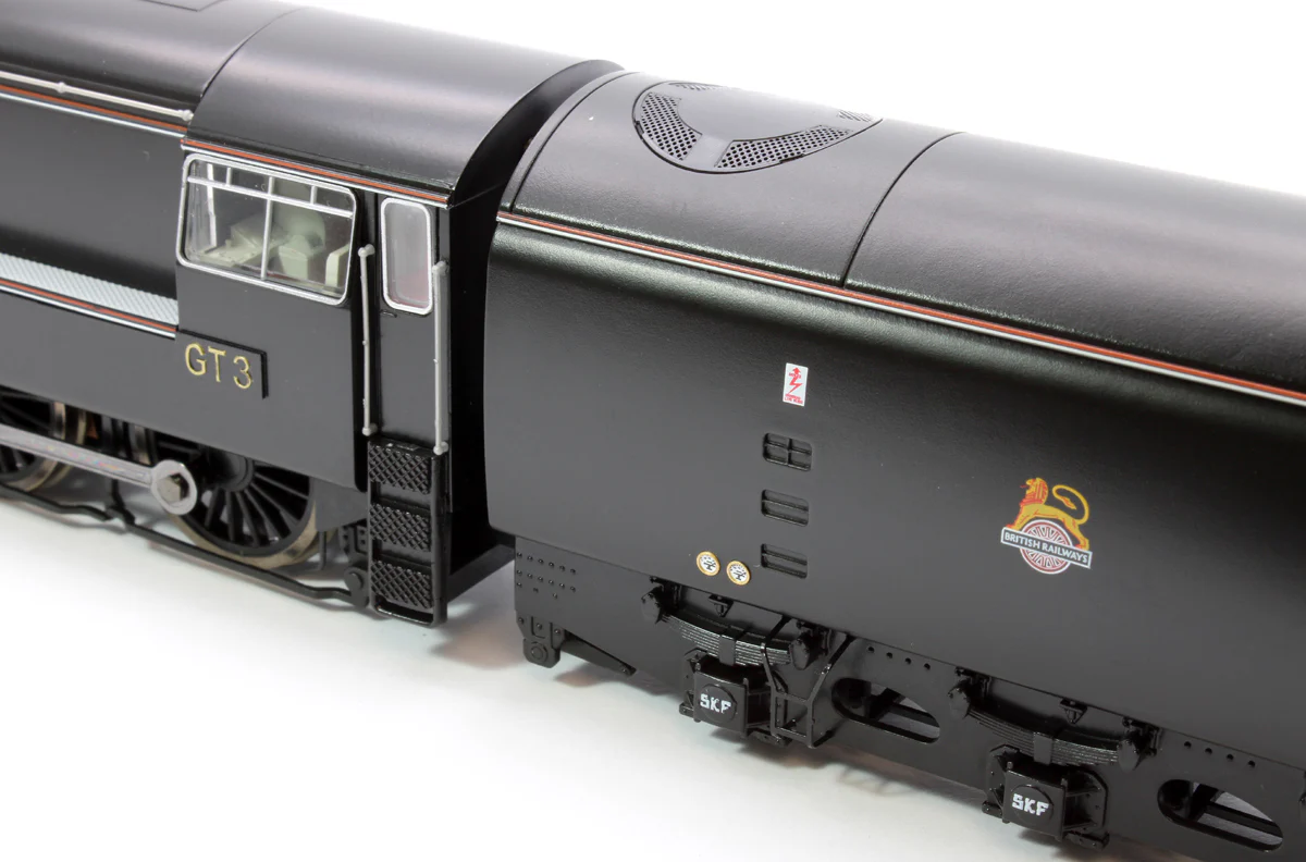 GT3-OO-S-Black English Electric GT3 4-6-0 Gas Turbine Locomotive in BR Black Early Crest Livery (DCC Sound) - Image 10