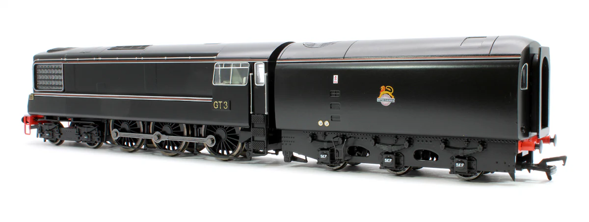 GT3-OO-S-Black English Electric GT3 4-6-0 Gas Turbine Locomotive in BR Black Early Crest Livery (DCC Sound) - Image 2