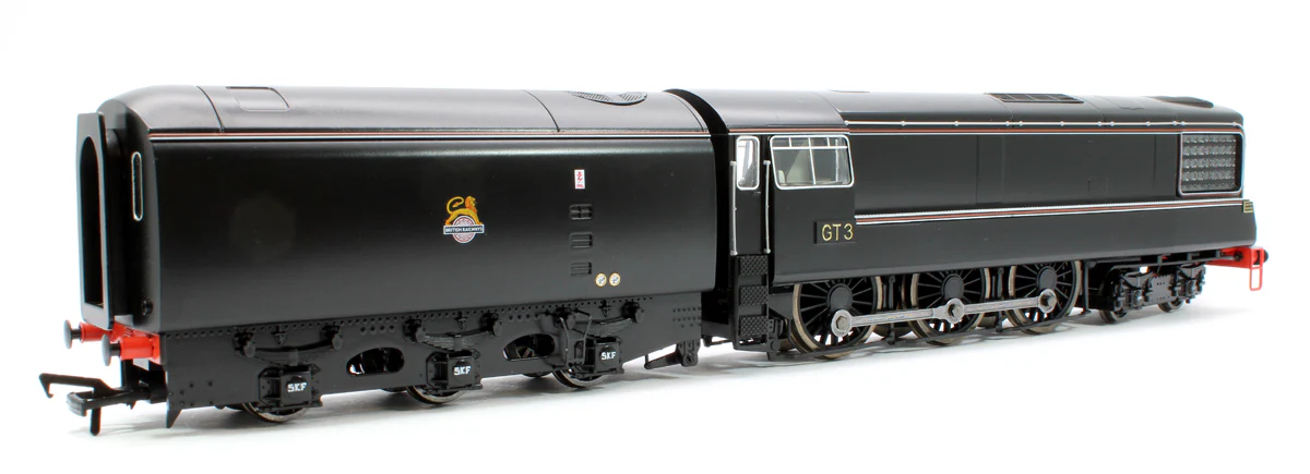 GT3-OO-S-Black English Electric GT3 4-6-0 Gas Turbine Locomotive in BR Black Early Crest Livery (DCC Sound) - Image 3