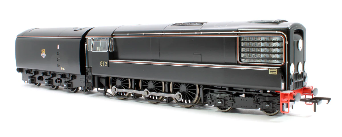 GT3-OO-S-Black English Electric GT3 4-6-0 Gas Turbine Locomotive in BR Black Early Crest Livery (DCC Sound) - Image 4