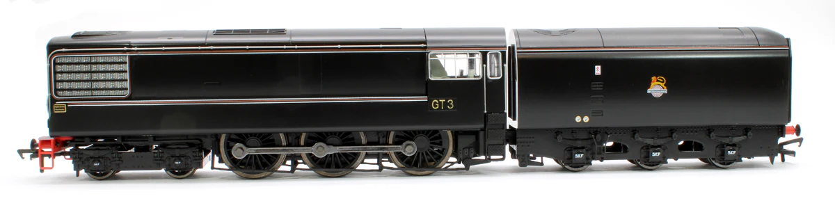 GT3-OO-S-Black English Electric GT3 4-6-0 Gas Turbine Locomotive in BR Black Early Crest Livery (DCC Sound) - Image 5