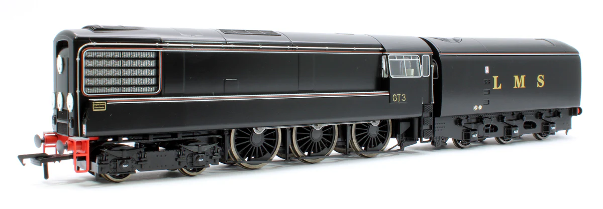 GT3-OO-S-LMS English Electric GT3 4-6-0 Gas Turbine Locomotive in LMS Black Livery (DCC Sound)