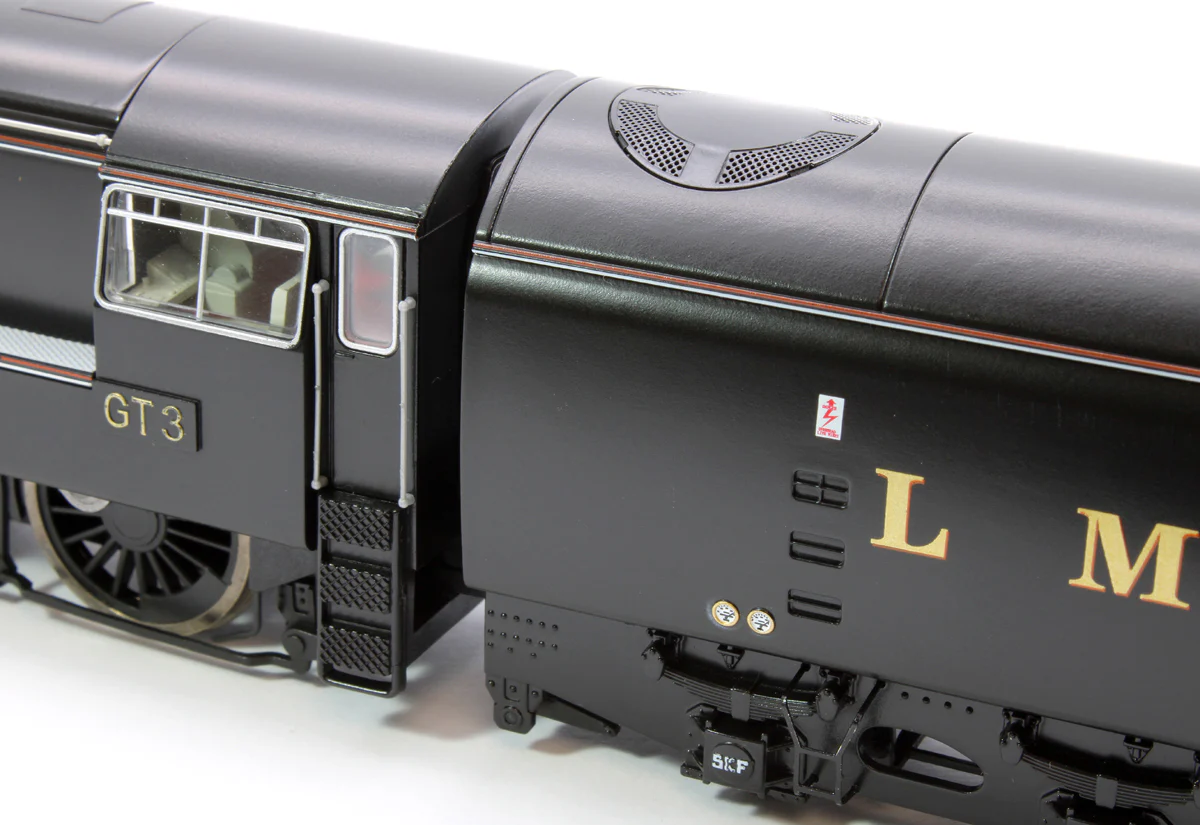 GT3-OO-S-LMS English Electric GT3 4-6-0 Gas Turbine Locomotive in LMS Black Livery (DCC Sound) - Image 10