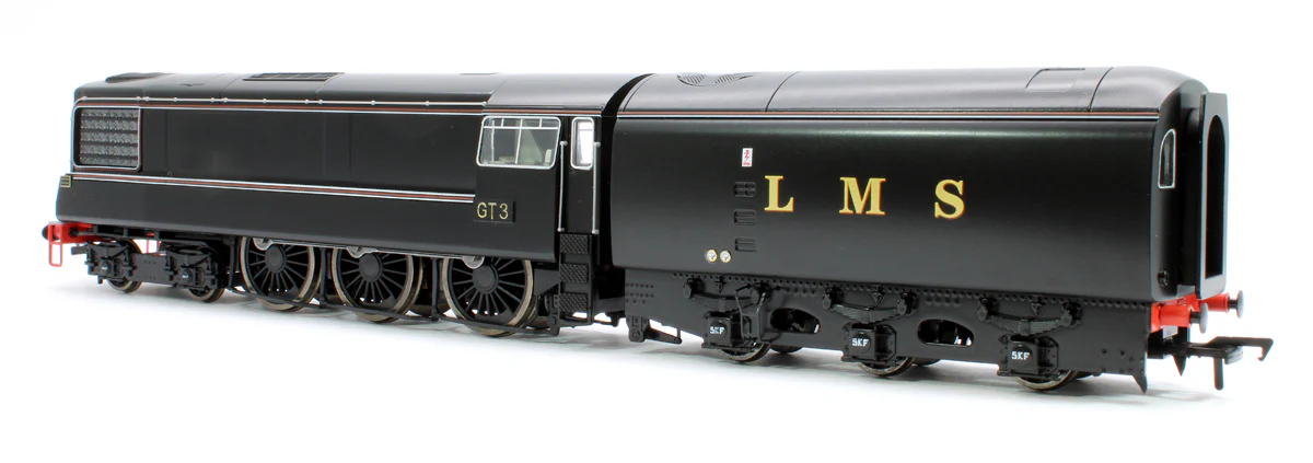 GT3-OO-S-LMS English Electric GT3 4-6-0 Gas Turbine Locomotive in LMS Black Livery (DCC Sound) - Image 2