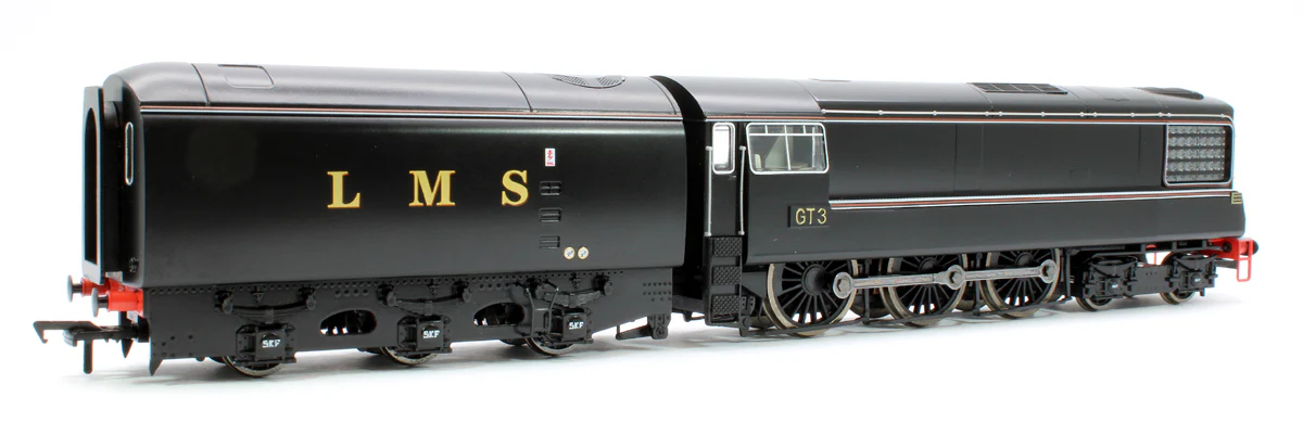 GT3-OO-S-LMS English Electric GT3 4-6-0 Gas Turbine Locomotive in LMS Black Livery (DCC Sound) - Image 3