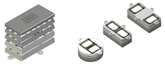 50340 Speaker Set, Dual 11mmx15mm, with Modular Soundbox Kit for 28mm, 20mmx40mm, 16mmx35mm
