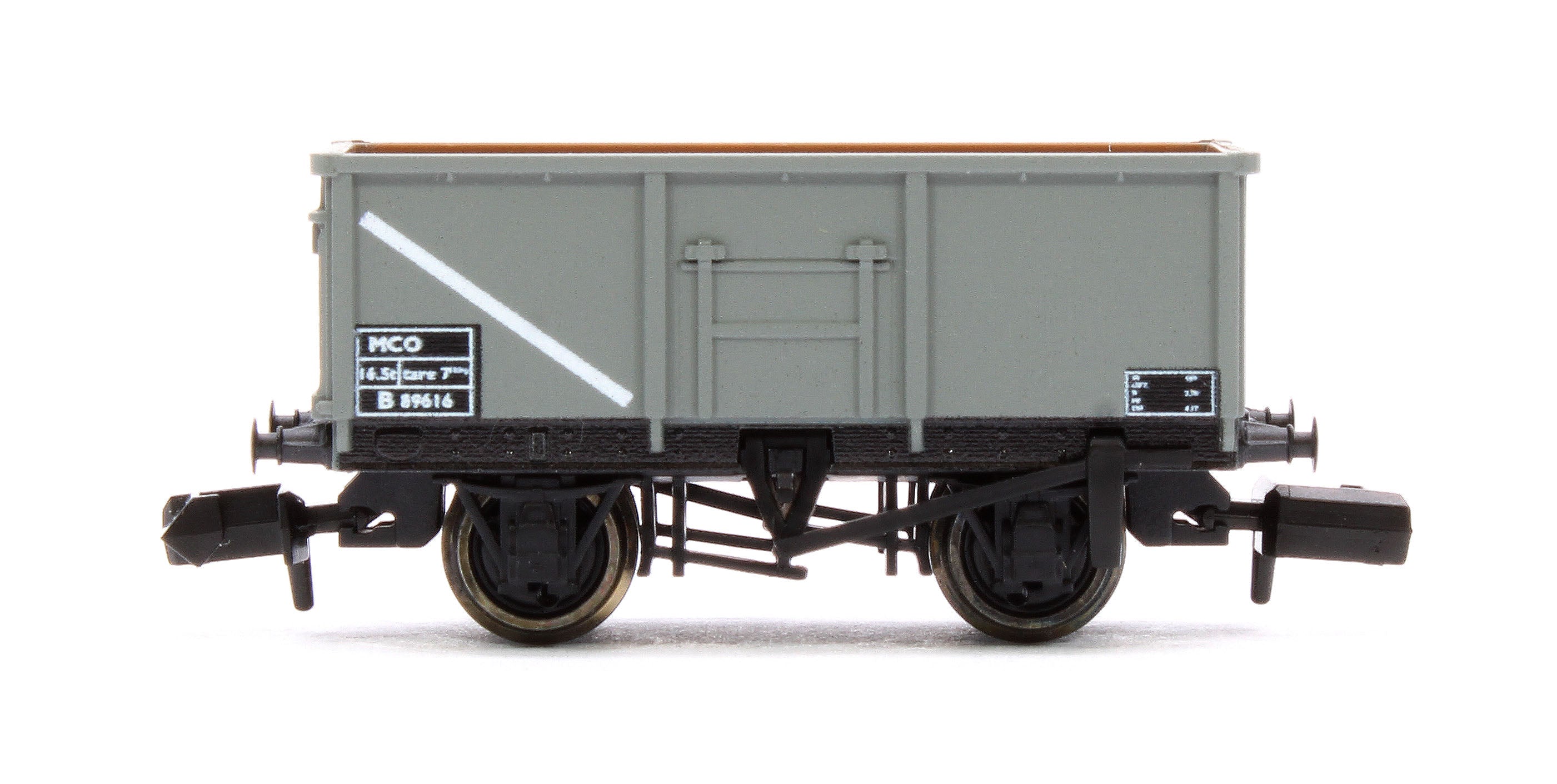 NR1001B Ex-BR 16 ton Mineral Wagon (MCO) Unfitted Grey B89616 - Image 2