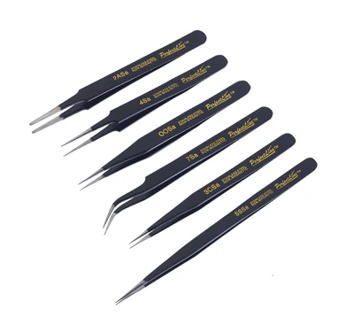 79032 Expo 6 Piece Professional Tweezer Set