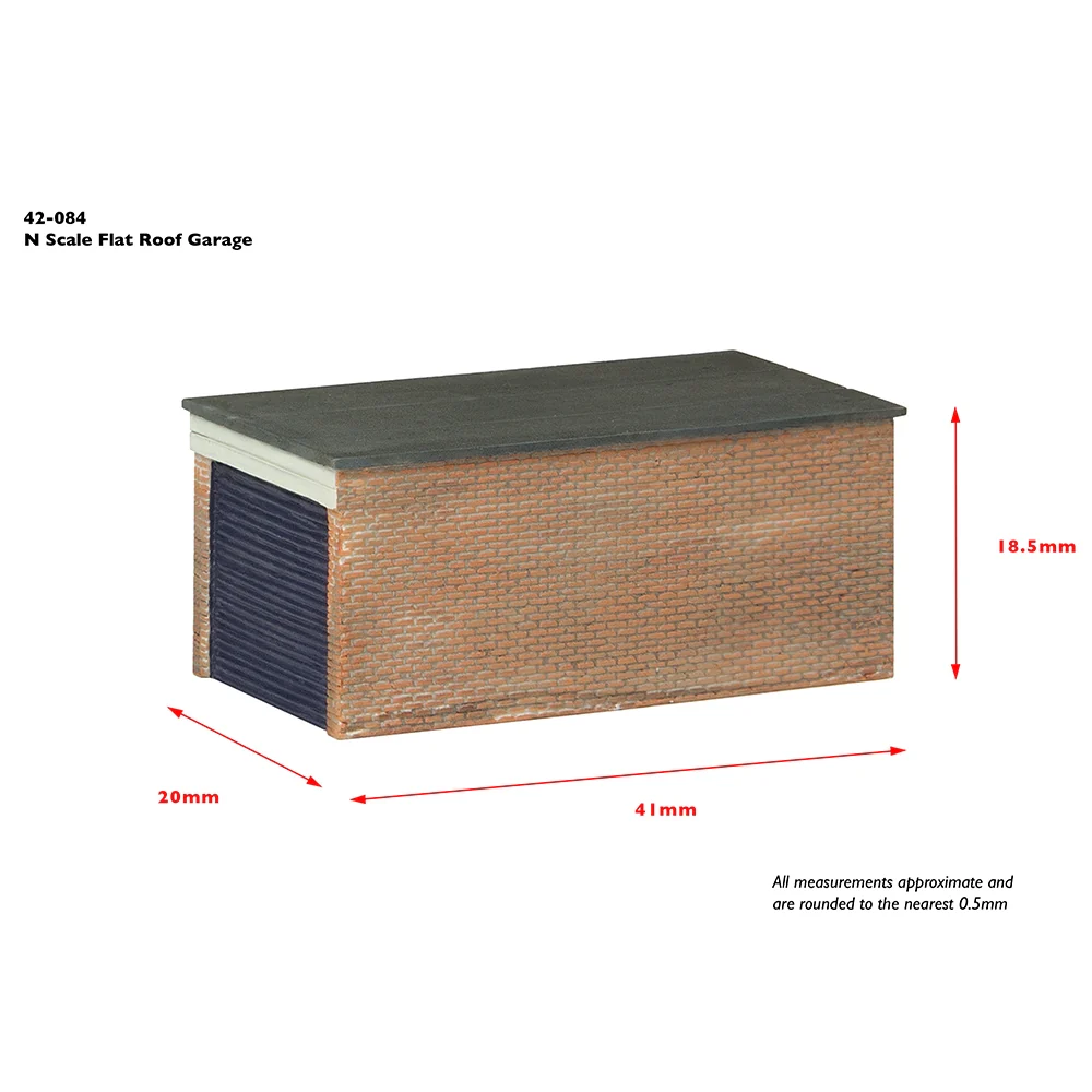 42-084 Flat Roof Garage - Image 2