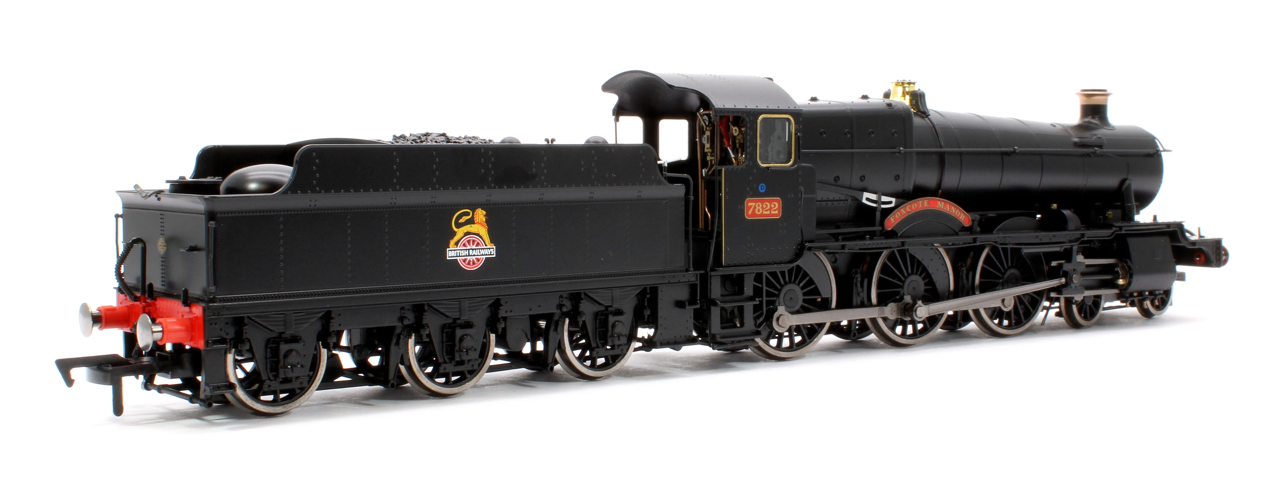 4S-001-012D Foxcote Manor BR Black Early Crest 78xx Manor Class 4-6-0 Steam Locomotive No.7822 - DCC Fitted - Image 3