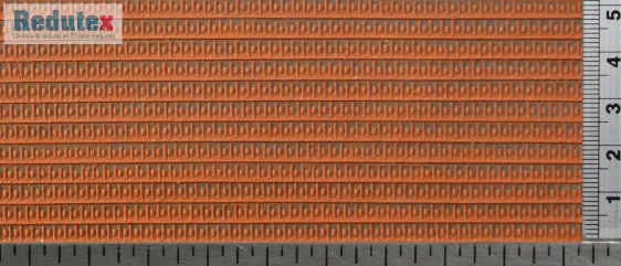 076TF112 French Tile STANDARD 1:76 OO 3D Self Adhesive Texture Sheet