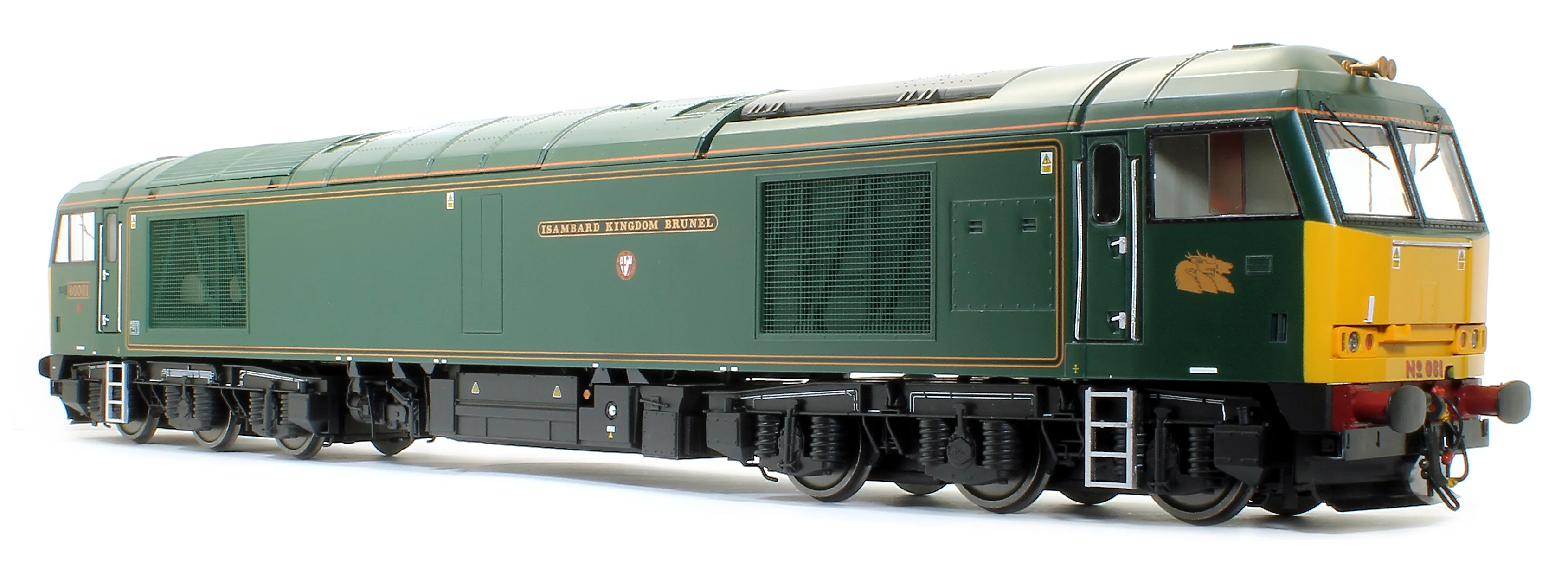 GM7240201 Class 60 081 'Isambard Kingdom Brunel' GWR Brunswick Green Diesel Locomotive - Image 3