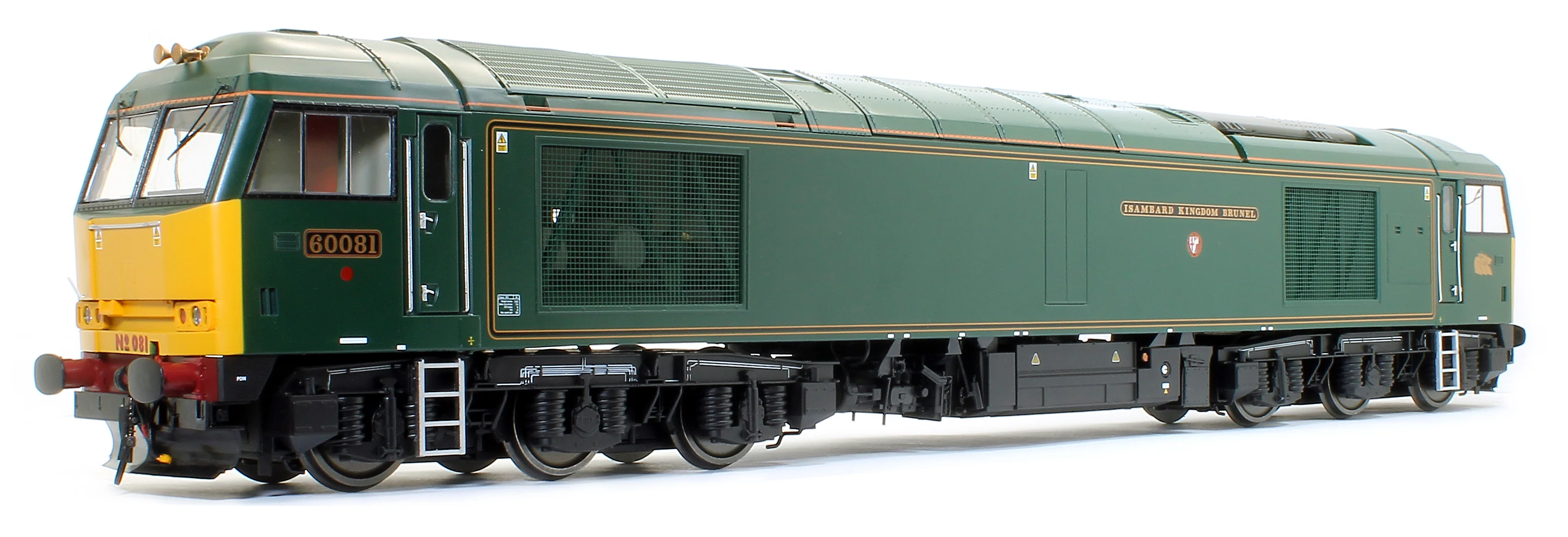 GM7240201 Class 60 081 'Isambard Kingdom Brunel' GWR Brunswick Green Diesel Locomotive - Image 4