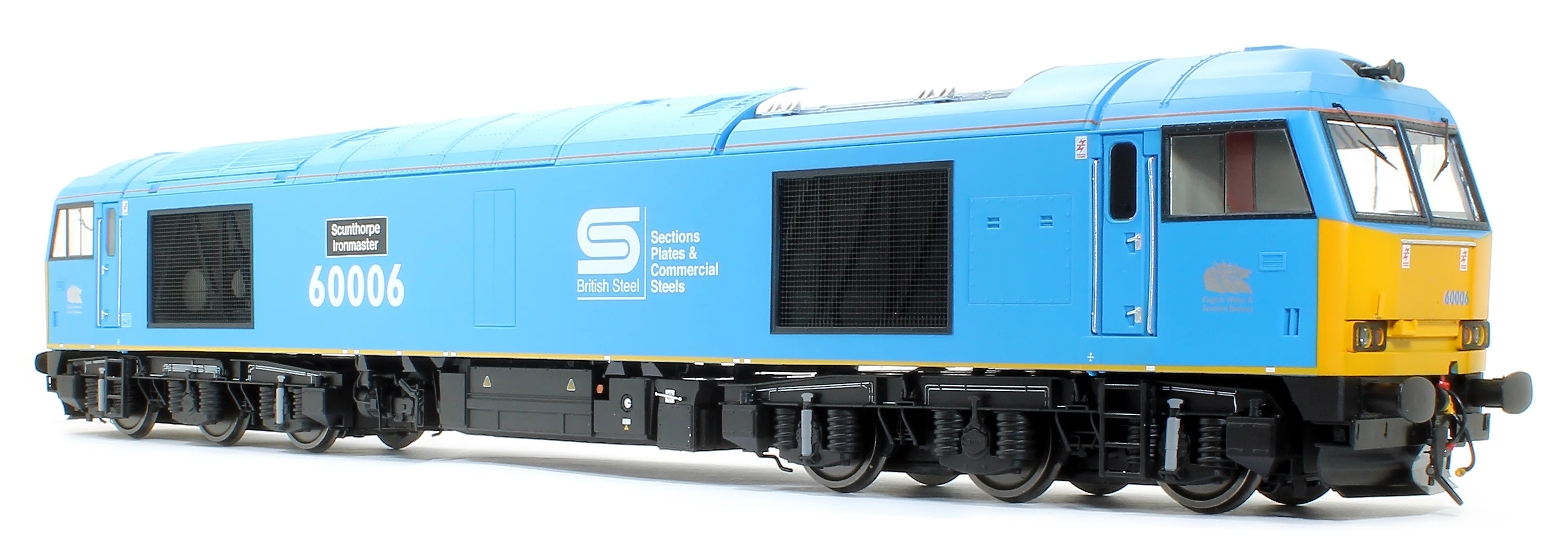 GM7240203 Class 60 Diesel 60 006 Scunthorpe Ironmaster British Steel Blue Diesel Locomotive - Image 3