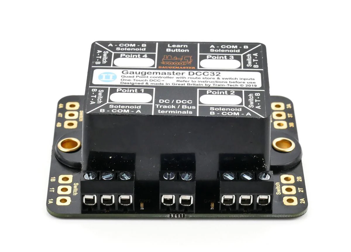 DCC32 Point Motor Decoder W/CDU 4 Way (Twin Pack) - Image 2