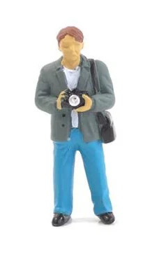 GM975 Railway Enthusiasts (3) Figure Set - Image 4