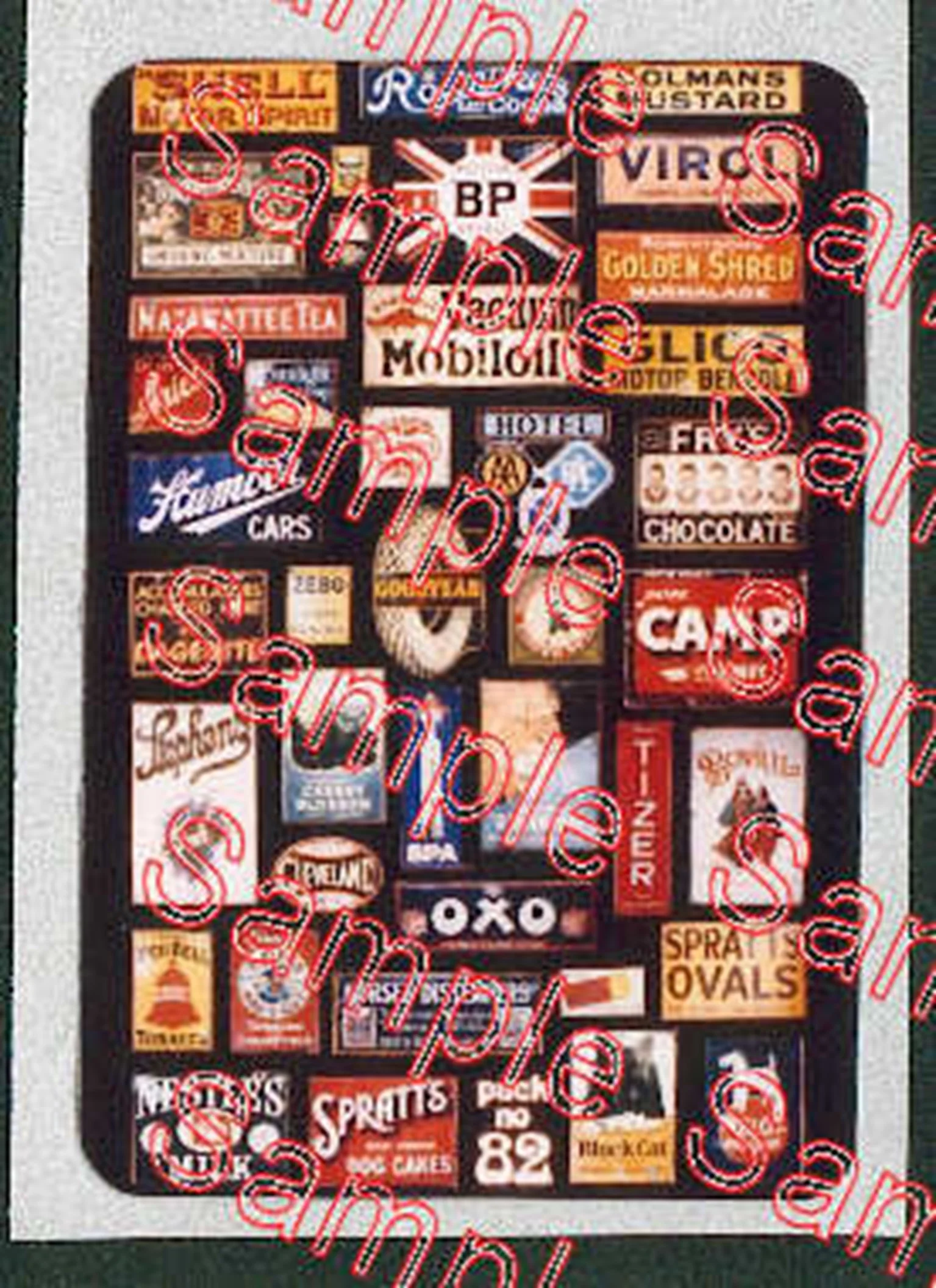 TSN82 N Gauge Enamel Advert Signs 2