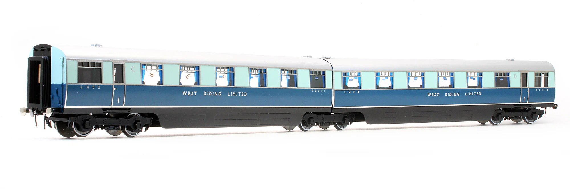 Pre-Owned LNER West Riding Limited Articulated Double Open First C/D No.45811 & No.45812 - Image 2