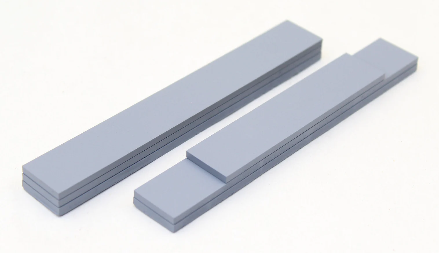 BS2018 Steel Slabs Resin Models - UNPAINTED - 138mm by 20mm - Pack of 2