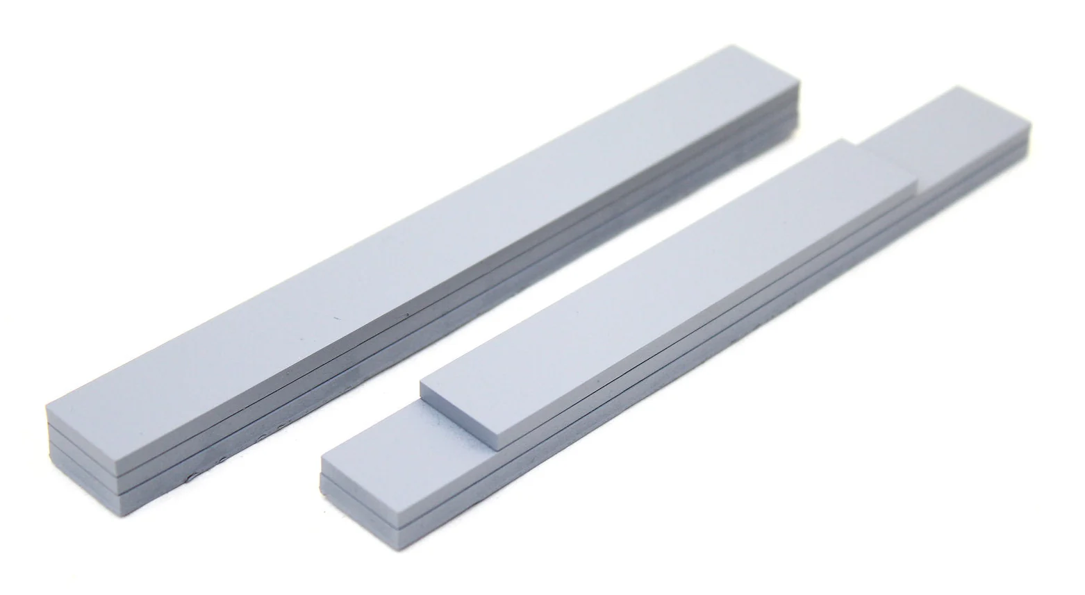 BS2019 Steel Slabs Resin Models - UNPAINTED - 138mm by 16mm - Pack of 2