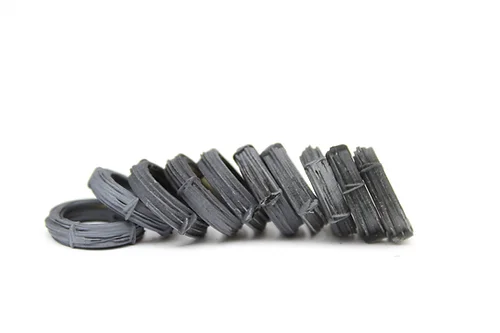 BS4GSWC10 Bulkscene 4mm Strapped Wire Coils - Steel Grey - Pack of 10
