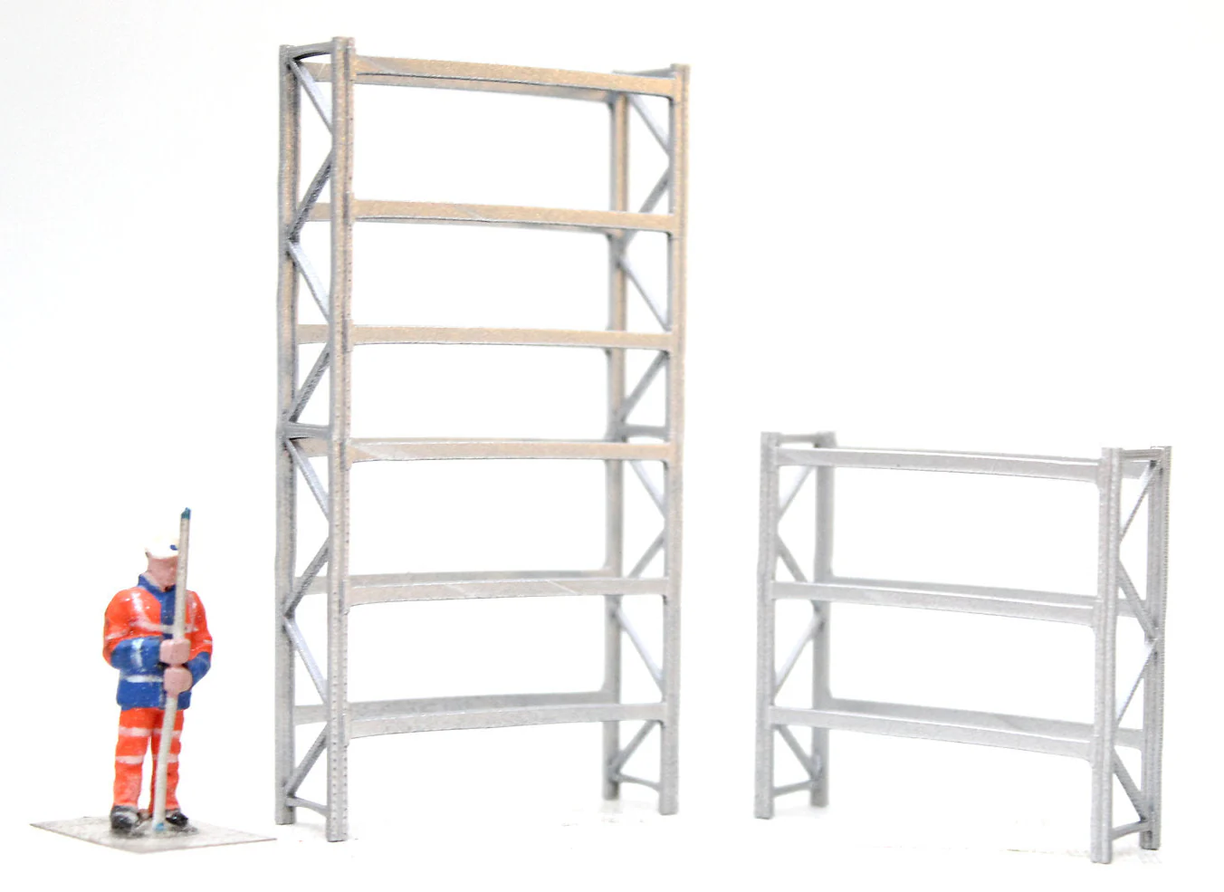 BS8015 Pallet Racking Warehouse Stores - GALV - 1:76 OO Gauge - Image 2