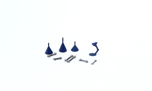 BSFDLSB Blue Funnels, Desk Lamp & Spanners - Workshop Accessory