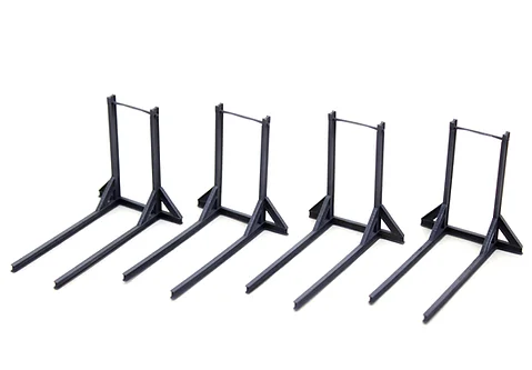 BSLSFGRY4 Grey Log Stanchion Frames - Set of 4