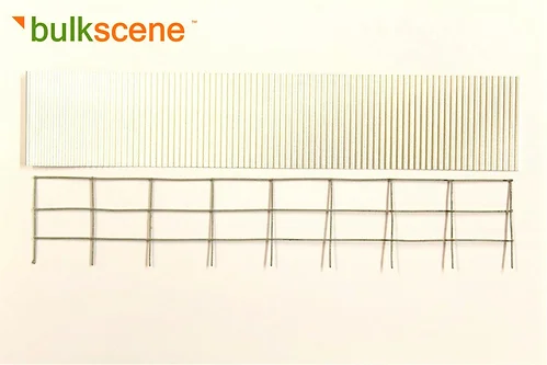 BSPCMF32 Plain 32mm Corrugated Metal Fence - 200mm