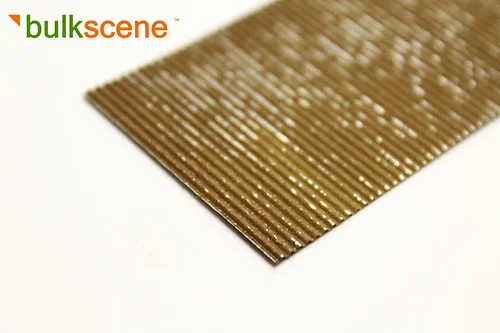 BSRCMP1210020010 Rusty Weathered 1.2mm Corrugated Metal Panels 100mm by 200mm - Pack of 10
