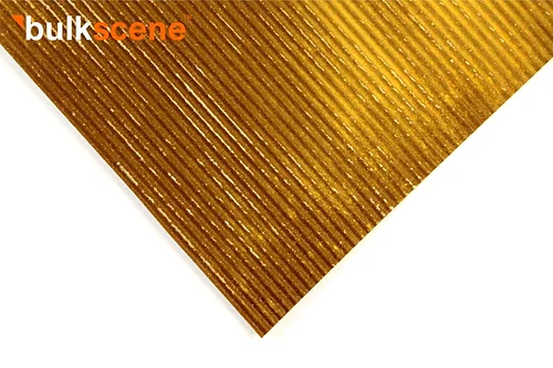 BSRCMP2510020010 Rusty Weathered 2.5mm Corrugated Metal Panels 100mm by 200mm - Pack of 10