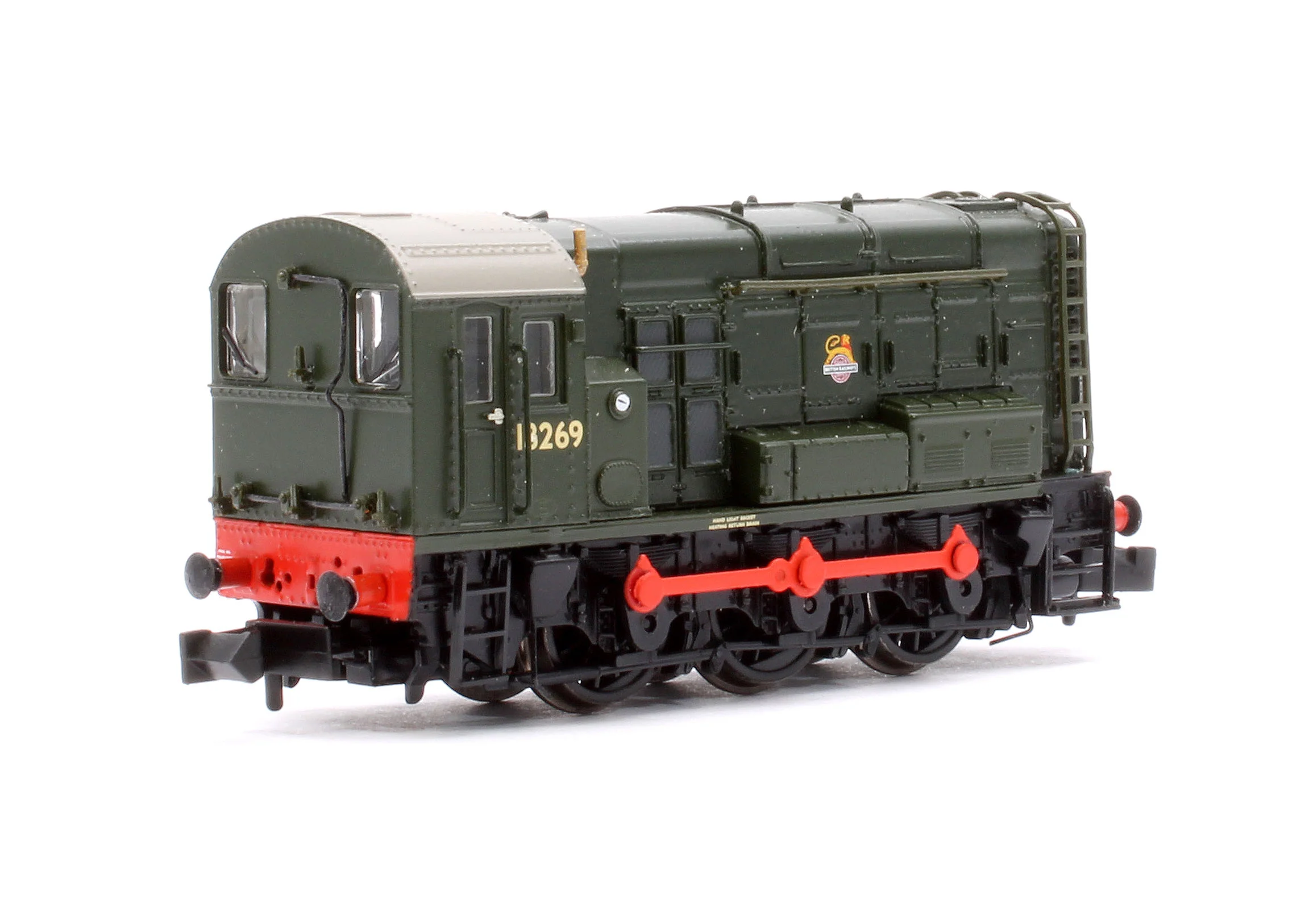 371-013ASF Class 08 13269 BR Green (Early Emblem) Diesel Shunter - DCC Sound - Image 3