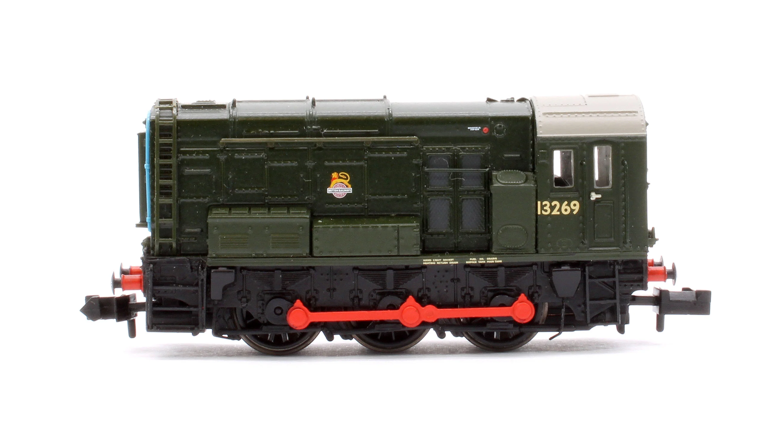 371-013ASF Class 08 13269 BR Green (Early Emblem) Diesel Shunter - DCC Sound - Image 5